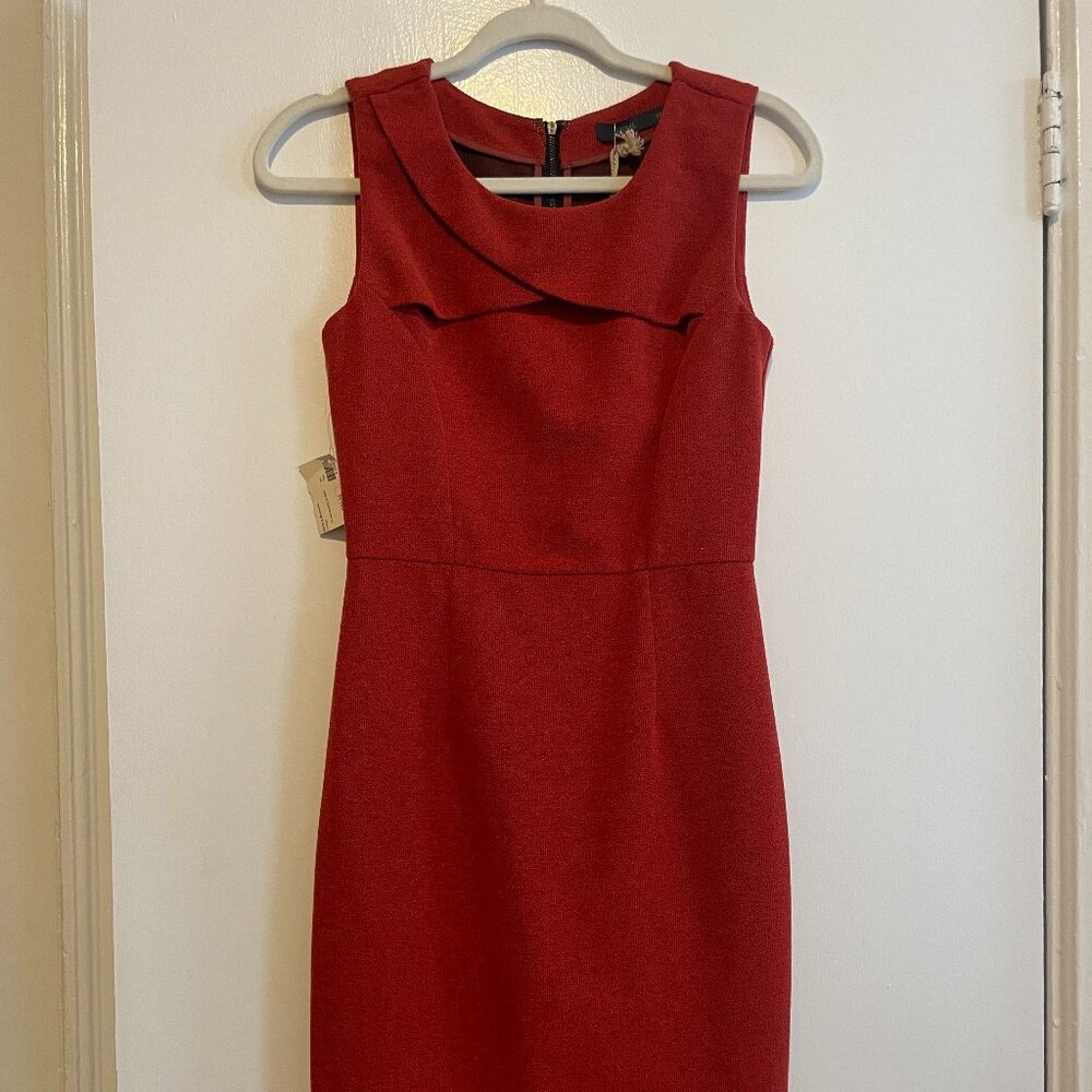 NWT THML Womens Dress (Red/Orange) Aline Zipper Back  - NEVER WORN, NEW WITH TAG